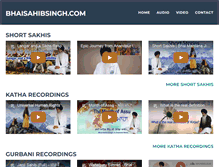 Tablet Screenshot of bhaisahibsingh.com